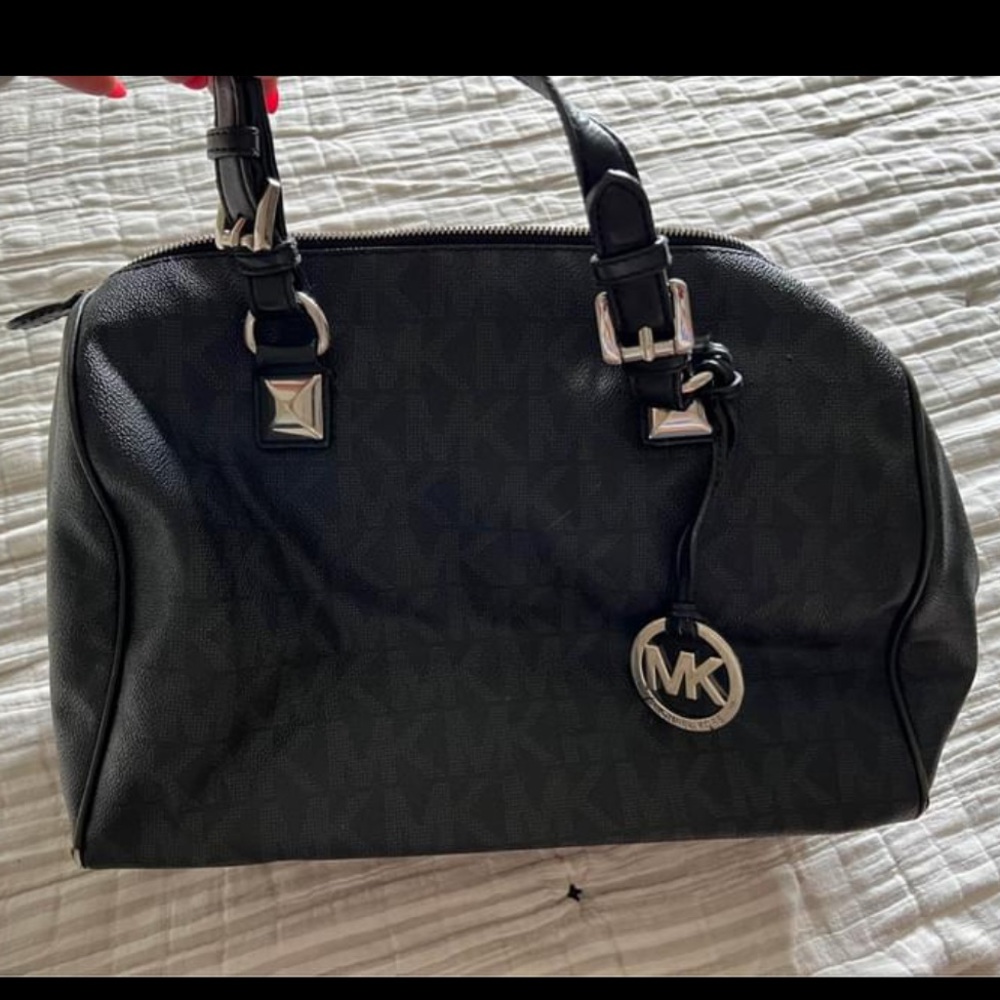Black MK logo Michael Kors purse